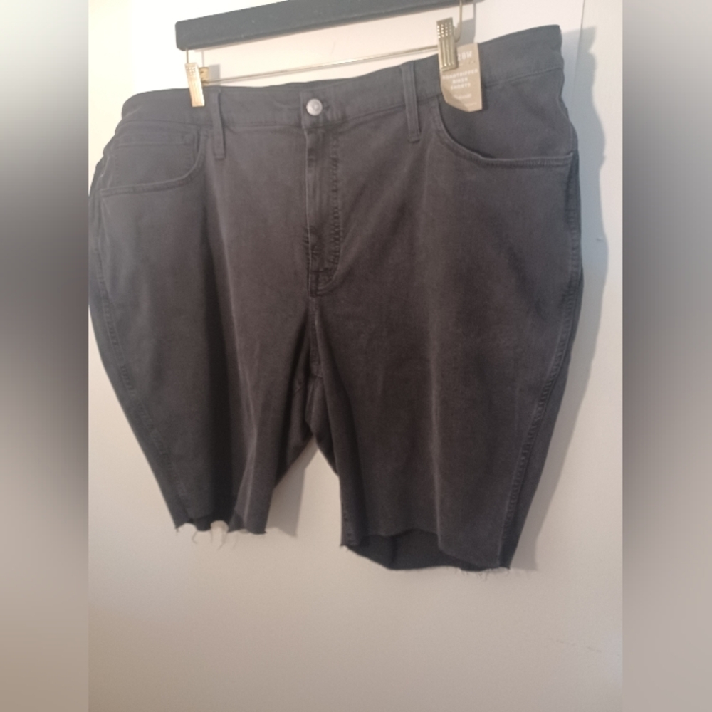 Madewell Womans Road Tripper Biker Shorts Denim New 28W Plus Size